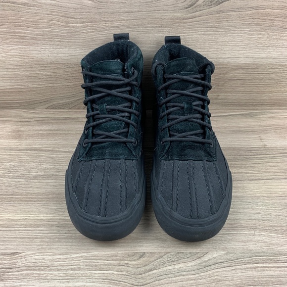 Vans Sk8-Hi Scotchgard Black Suede - Picture 2 of 8